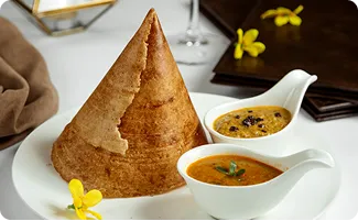 Ghee Karam Dosa - South Indian dish at Athidhi Aalayam Frisco TX